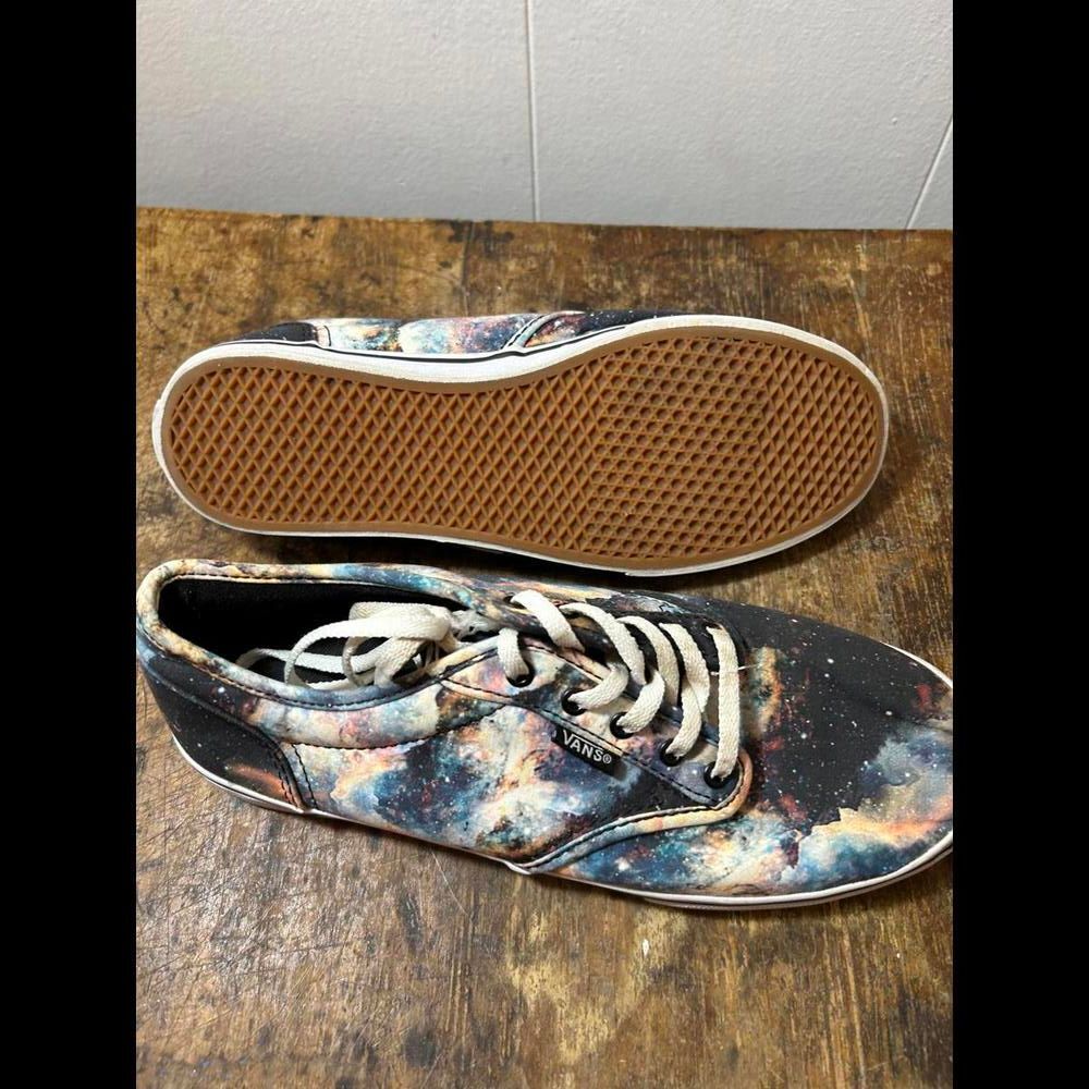 Vans Galaxy Print Sneakers - Unique Cosmic Design 7.5 - Picture 4 of 5